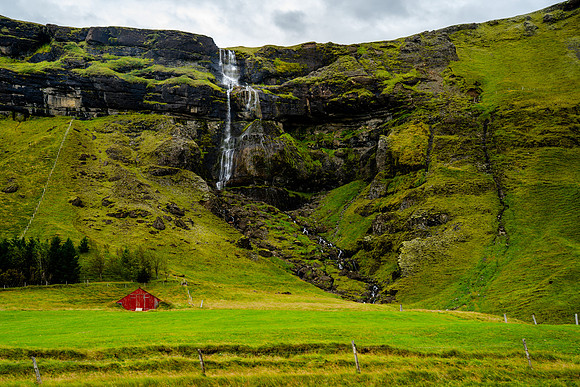 Unnamed Iceland waterfall
