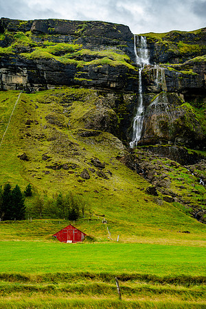 Unnamed Iceland waterfall