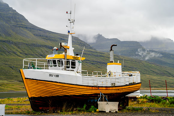 Boat in Fáskrúðsfjörður