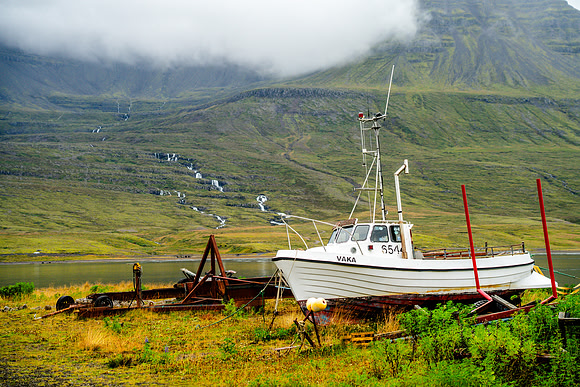 Boat in Fáskrúðsfjörður