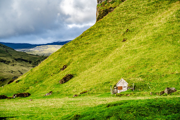 Icelandic turf house