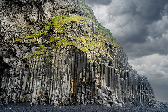Reynisfjara basalt columns