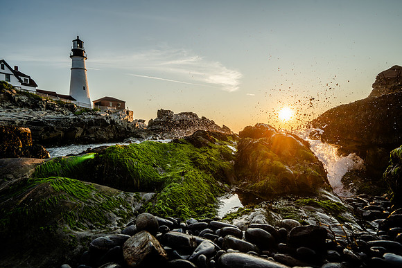 Sunrise on the Portland Head Light