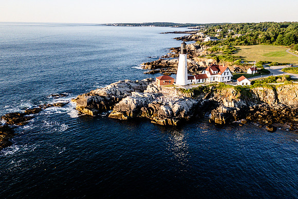 Sunrise on the Portland Head Light