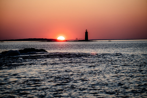 Sunrise on the Portland Head Light